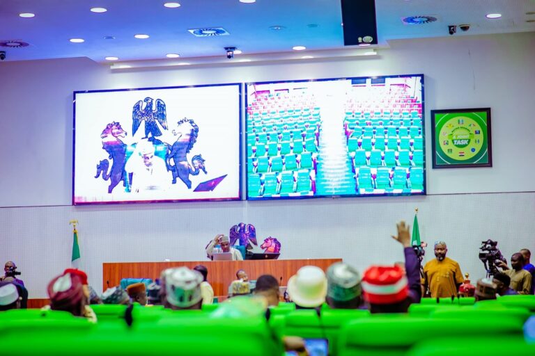 A session of the House of Representatives, Abuja. Source: HOR