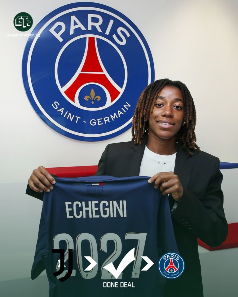 Super Falcons Star, Echegini, Inks Four-Year Deal With PSG