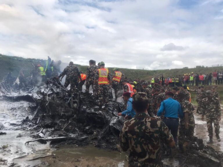 Snapshots: 19 Killed In Nepali Air Crash, Pilot Sole Survivor