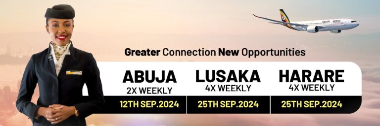 Uganda Airlines Announces New Flights to Abuja, Harare, Lusaka