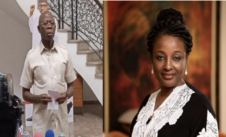 Edo Poll: Oshiomhole Slammed For Mocking Obaseki’s Wife As Childless