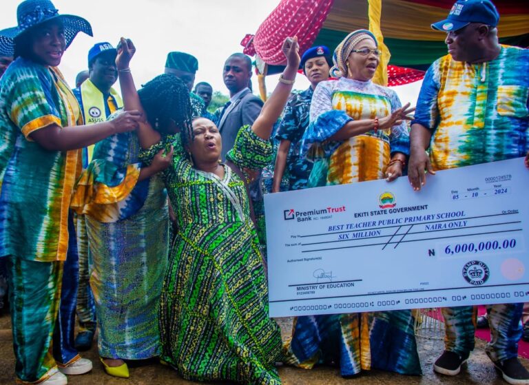 Ekiti Gov Rewards Best Teachers with ₦47.8 Million
