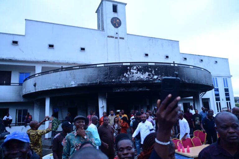 Must We Go Low in Politics? – Fubara Visits Burnt Council Secretariat