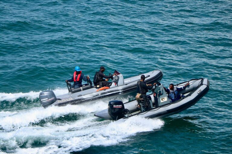 Navy Seizes Guns, Arrests Suspects on Trawler in Bayelsa