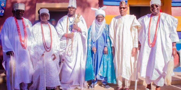 Well-being Check: Ooni Leads South-West Monarchs to Visit Buhari