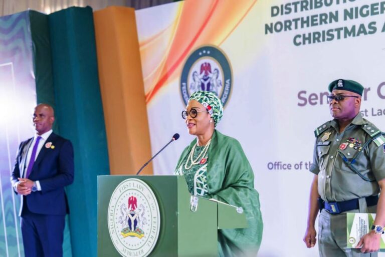 Christmas: Remi Tinubu Donates 22,800 Bags of Rice to Northern Christians