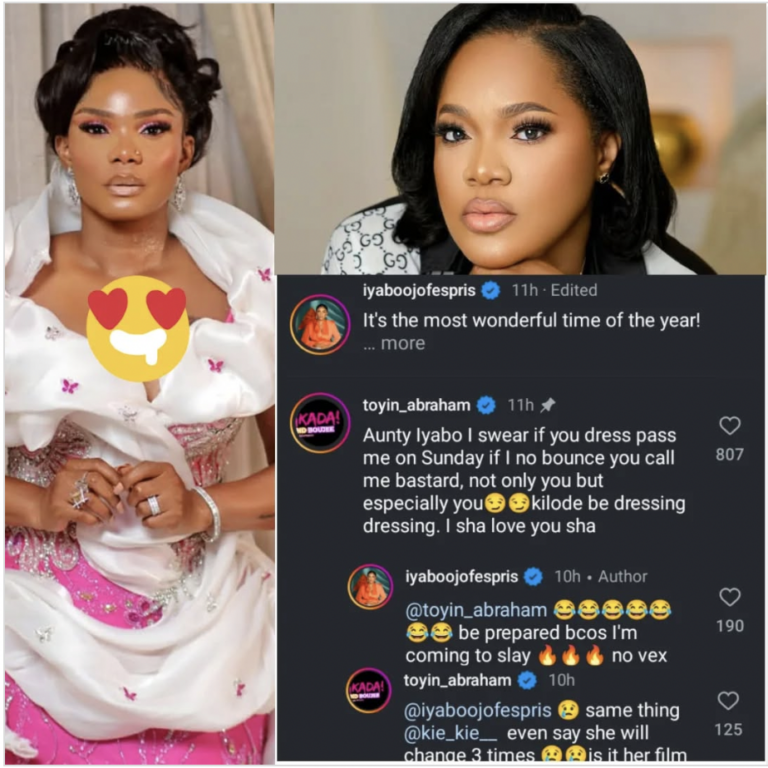 Bahd and Boujee: Toyin Abraham Threatens to ‘Bounce’ Iyabo Ojo Over Fashion Rivalry