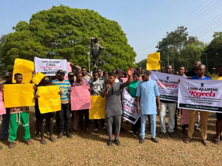 UNN Alumni Protest Alleged Imposition of Candidate in Convocation Election