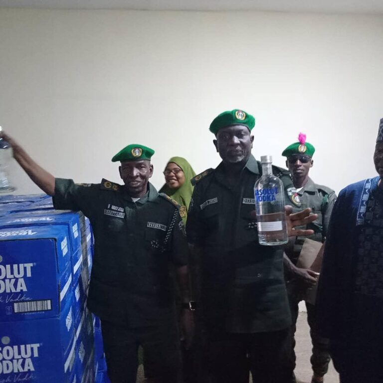 Sokoto Hisbah Confiscates Over 200 Cartons of Alcoholic Drinks