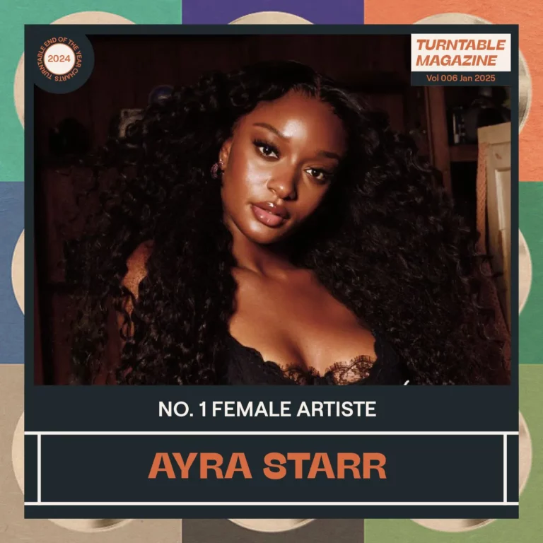Ayra Starr Named Nigeria’s No. 1 Female Artist of 2024