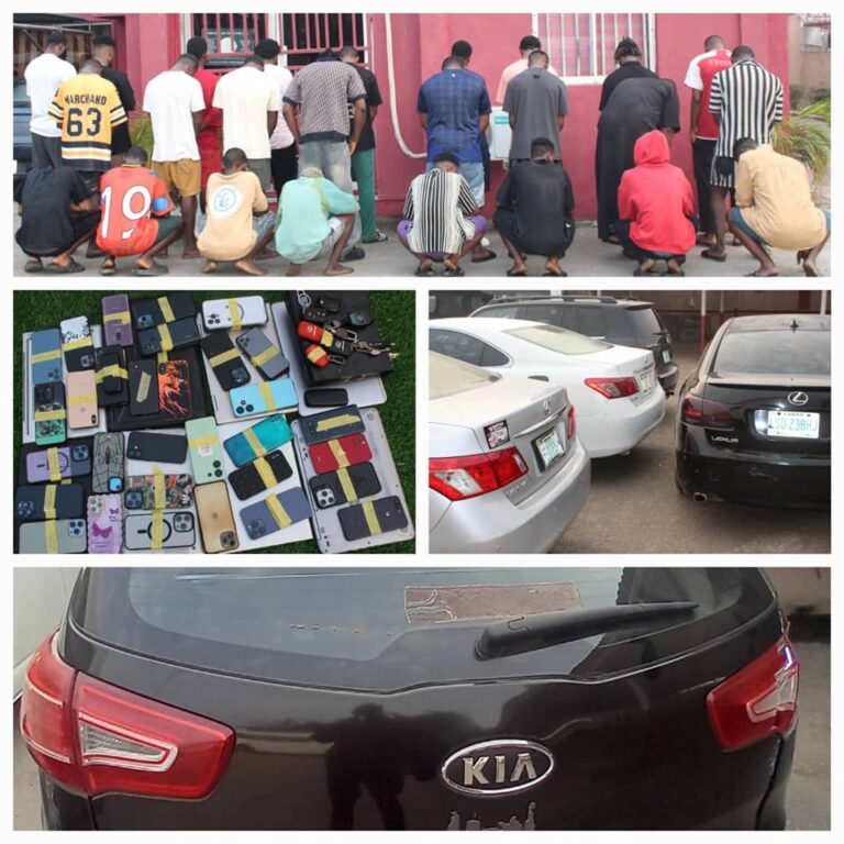EFCC Dismantles ‘Yahoo Academy’ in Benin, Arrests 25 With Exotic Cars