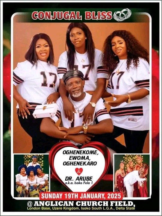 Isoko Music Legend Arube Otor to Wed Three Brides Same Day