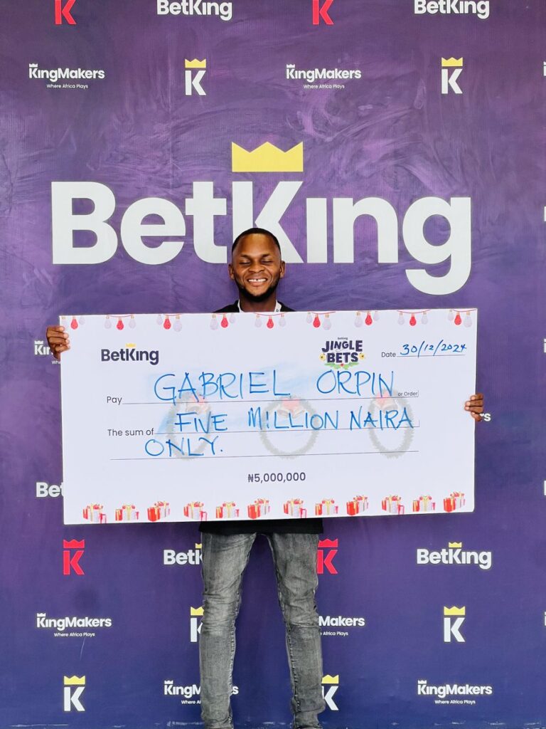 BetKing Jackpot: Benue Farmer Wins N5m on Christmas Day