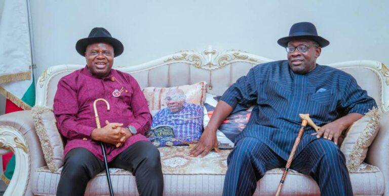 Governor Diri Denies Rift with Dickson, Urges Peaceful Politics