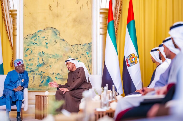 UAE President Accepts Tinubu’s Invitation, To Visit Nigeria In 2025