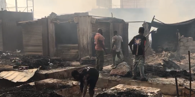 Fire Ravages Ghana’s Largest Used Clothes Market, Displaces 30,000 Traders