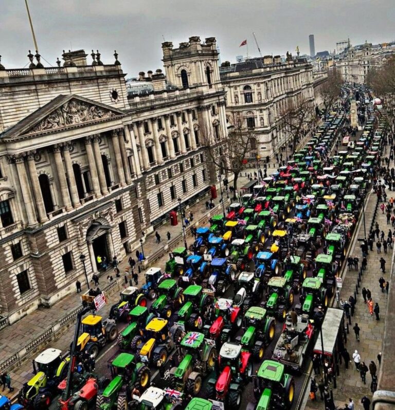 Tractors on London Streets: UK Farmers Protest Against Tough Inheritance Tax Laws
