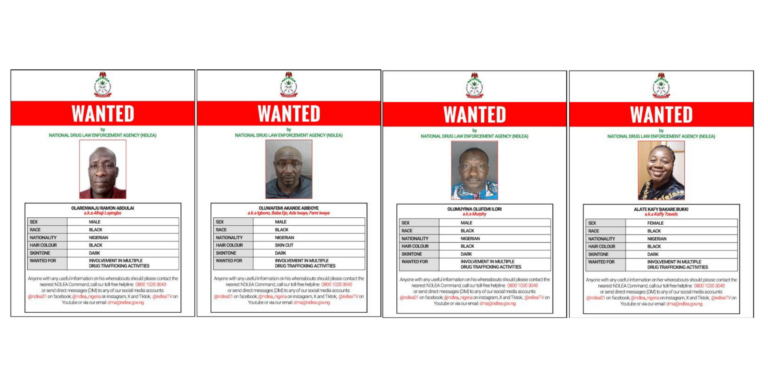 Barryshine Network: NDLEA Targets Four Cocaine Cartel Members