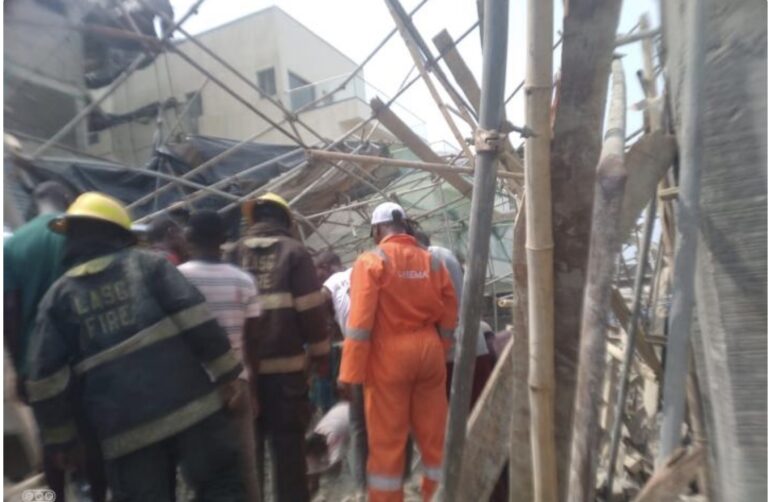 Lagos Building Collapse: Two Confirmed Dead, Several Injured