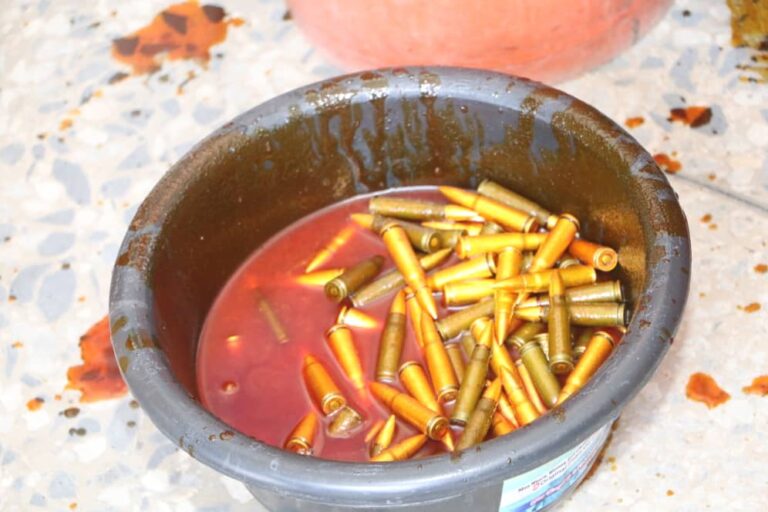 FCT Police Arrest Suspects With 488 AK-47 Bulltes Hidden in Jerrycans of Palm Oil