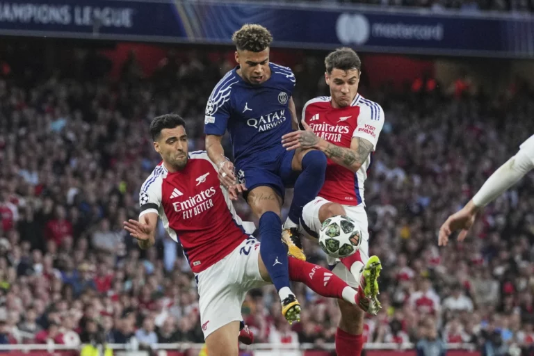 Arsenal Fall 1-0 to PSG in Champions League Semi-Final First Leg