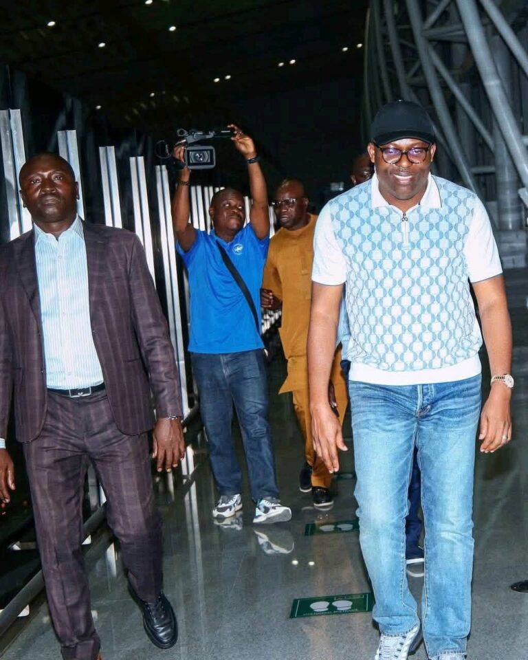 Fubara Touches Down in Port Harcourt After Overseas Break