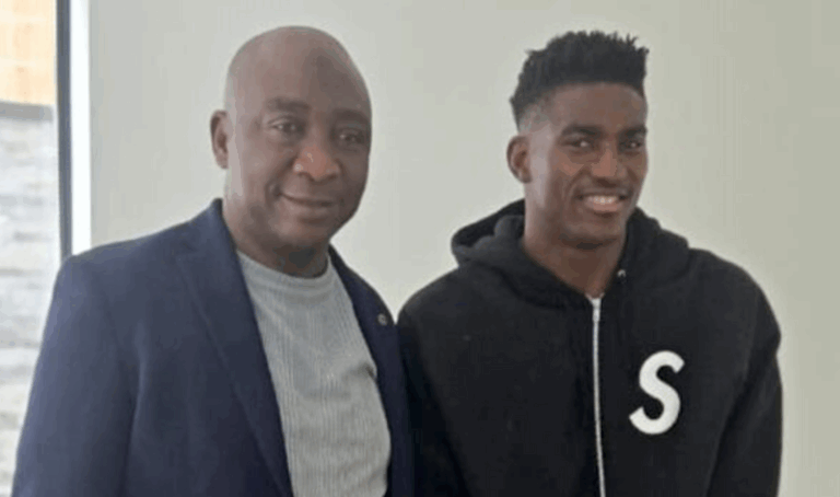 NFF Boss Visits Injured Awoniyi in UK