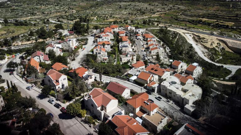 Israel Approves Largest West Bank Settlement Expansion in 30 Years