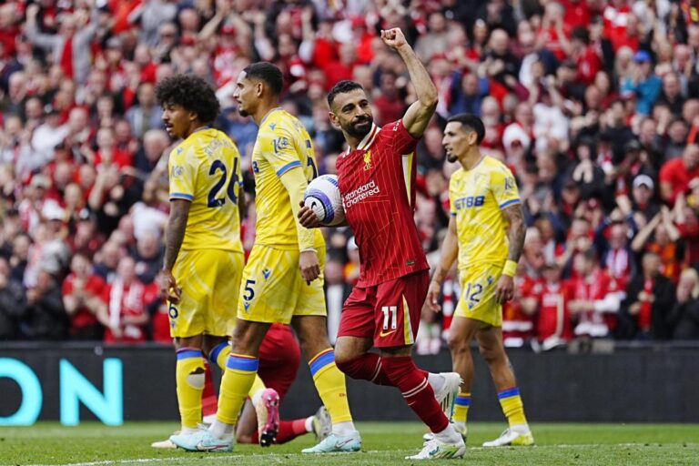 Liverpool, Crystal Palace Share Spoils in 1-1 Draw