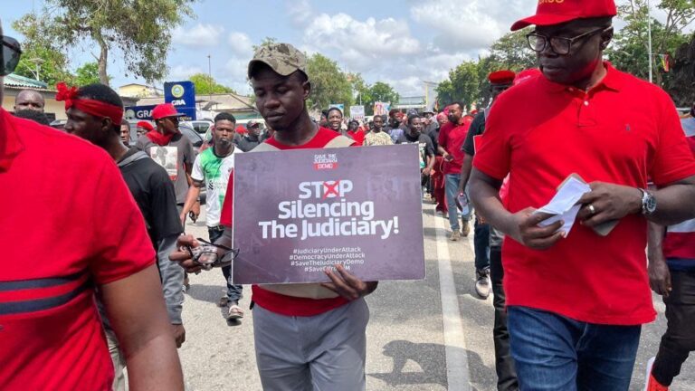 Protests Erupt in Ghana Over Chief Justice’s Suspension