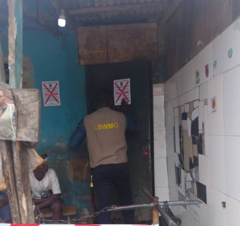 Lagos Seals Public Toilets Over Foul Odours