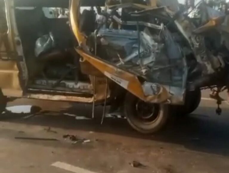One Dead, Six Injured as Bus Crashes into Parked Tipper in Lagos