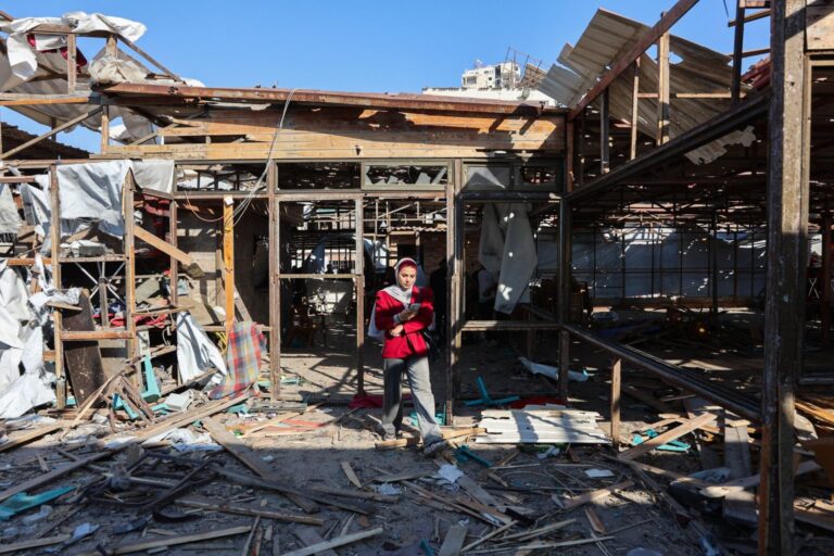 Israeli Airstrike Hits Gaza Café, Kills Hamas Operative, Dozens of Civilians