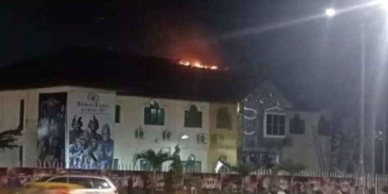 Fresh FM Ibadan Gutted by Fire