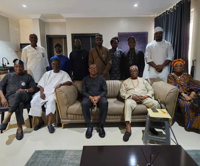 Peter Obi Visits Afenifere Leader, Calls for National Unity