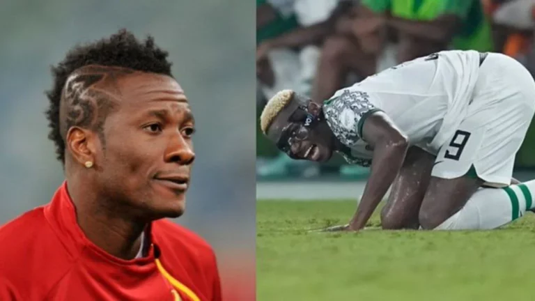 Asamoah Gyan Accuses Osimhen of Faking Injury