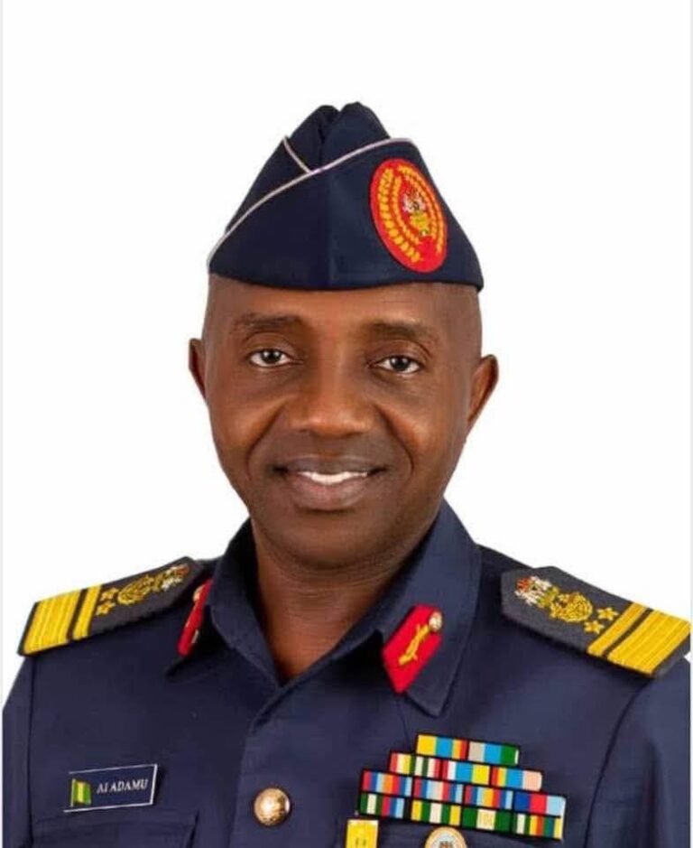 Tinubu Appoints Retired NAF Chief Adamu as Military Pensions Board Chairman