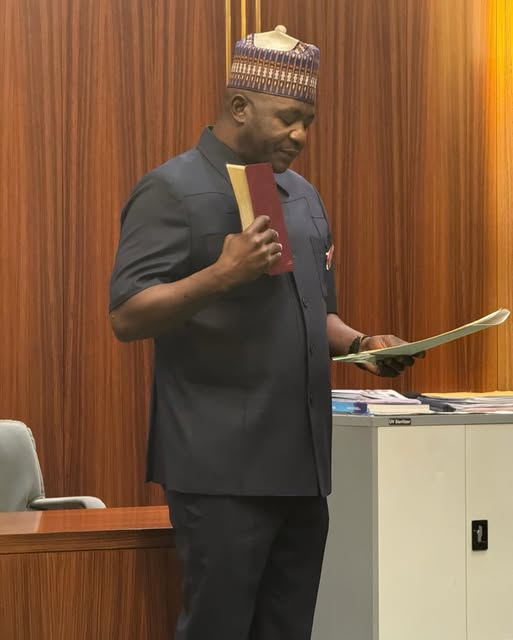 General CG Musa Sworn In as Nigeria’s New Defence Minister at State House