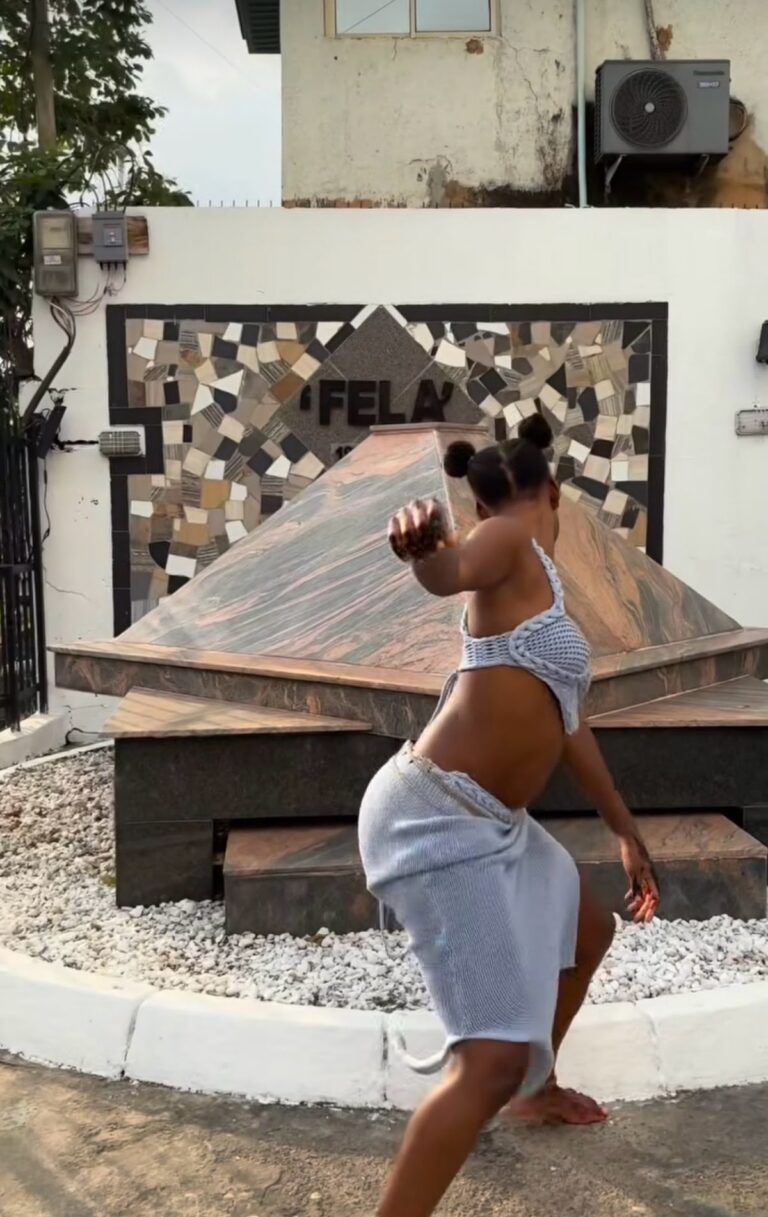 Tribute or Controversy? Korra Obidi Twerks at Fela Kuti’s Grave, Seun Kuti Reacts