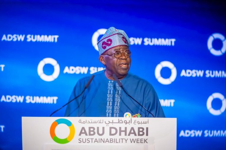 Tinubu Pushes Nigeria’s Clean Energy Plan at Abu Dhabi Summit