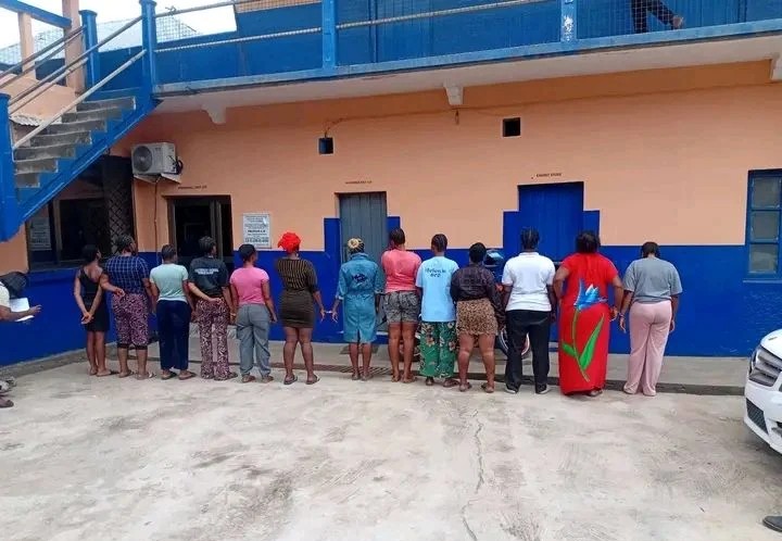 Ghana Police Arrest 12 Nigerians, Others in Crackdown on Prostitution Ring