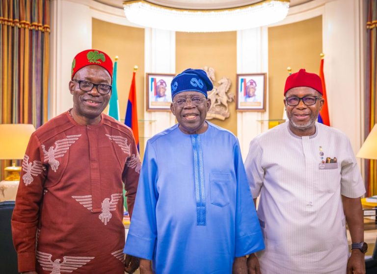 Soludo, Emeka Offor Meet Tinubu at Aso Villa