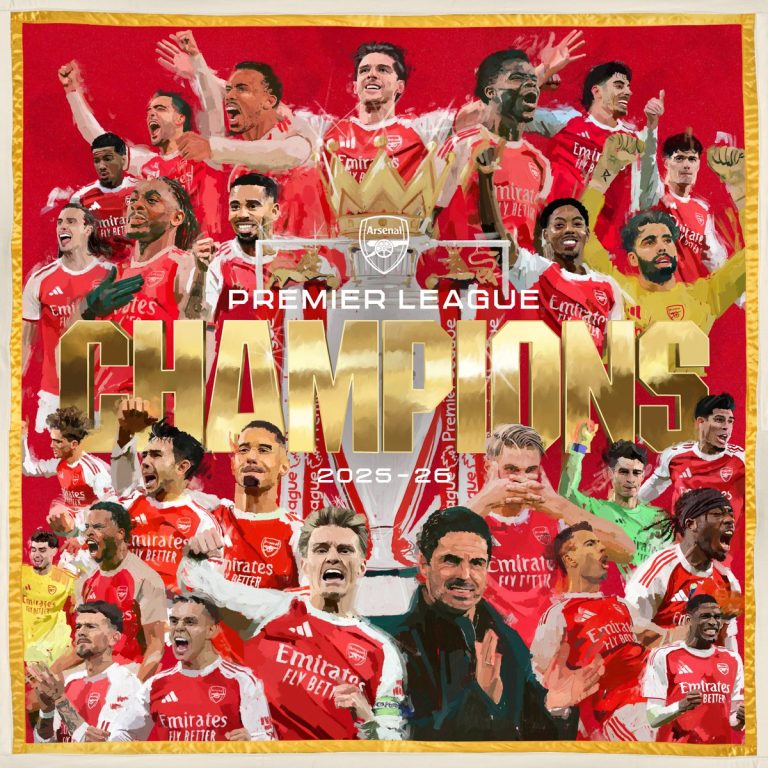 Arsenal End 22-Year Wait, Clinch Premier League Title in Historic Triumph