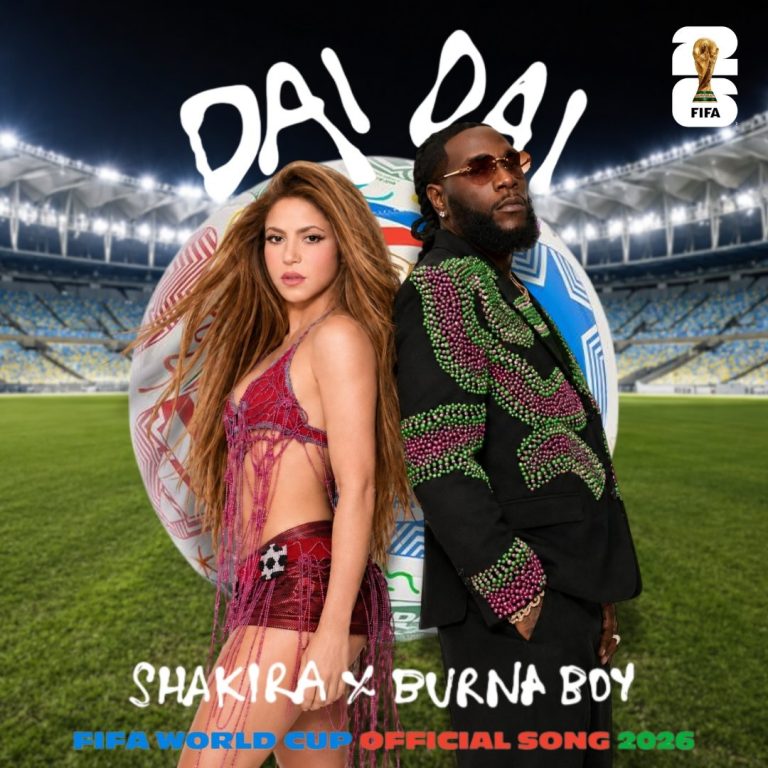 Shakira, Burna Boy Unveil FIFA World Cup 2026 Song