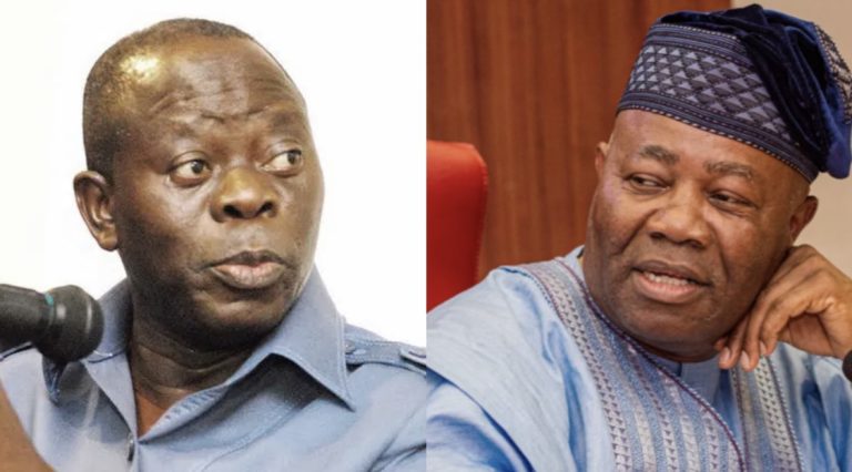 Oshiomhole Demands Akpabio’s Resignation Over Senate Rule Changes