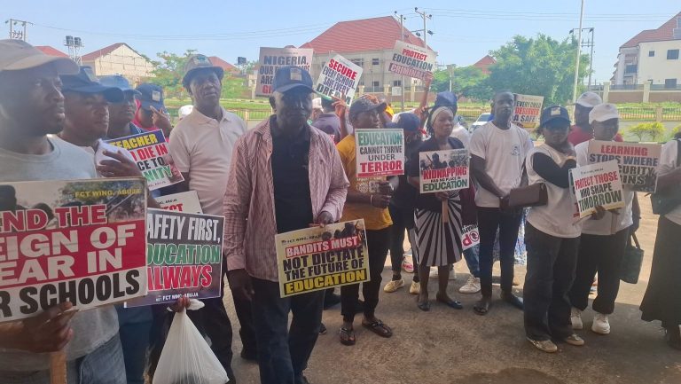 FCT Teachers Protest School Abductions, Demand Better Security