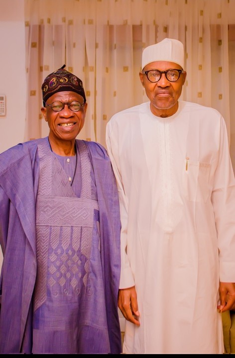 Lai Mohammed & Muhammed Buhari