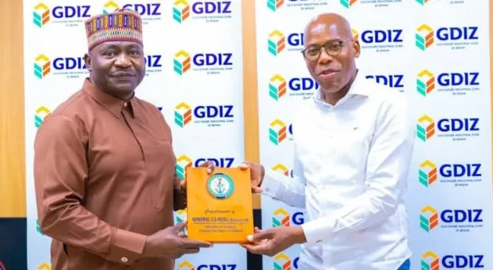 Minister of Defence Gen. Christopher Musa and his Benin Counterpart Gildas Agonkan
